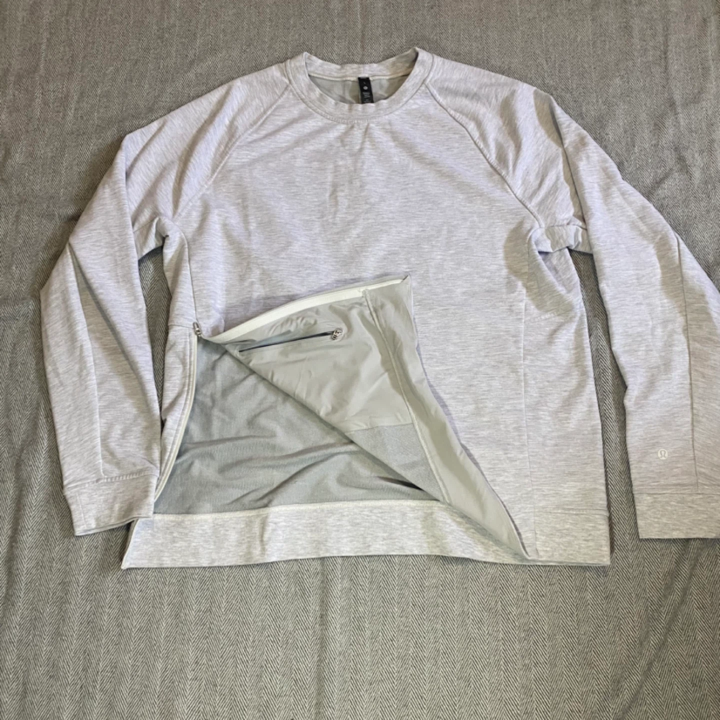 Lululemon “City Sweat” Grey Crewneck Sweatshirt