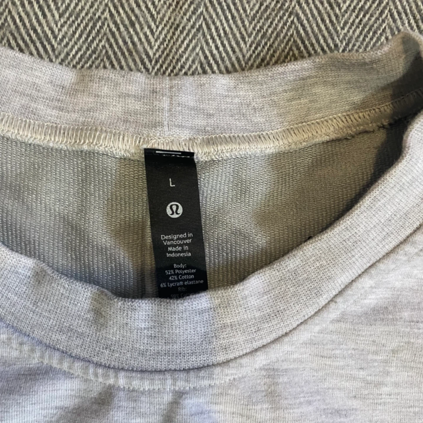 Lululemon “City Sweat” Grey Crewneck Sweatshirt - photo 3