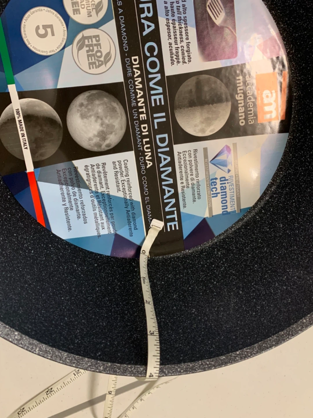 Academia Mugnano DIAMANTE DI LUNA Non-Stick Frying Pans Set - photo 3
