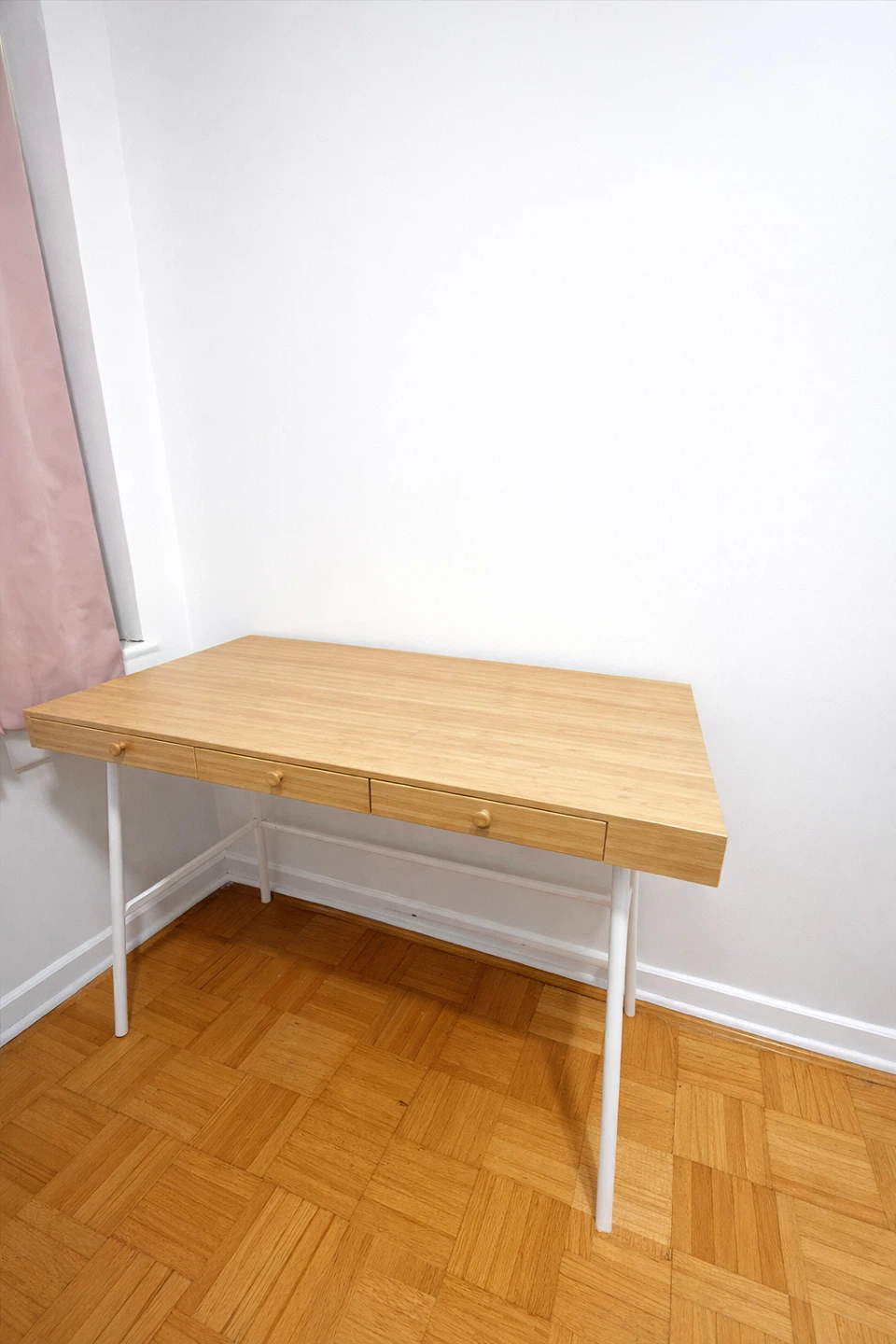 IKEA LILLASEN Desk - Bamboo, 102x49 cm