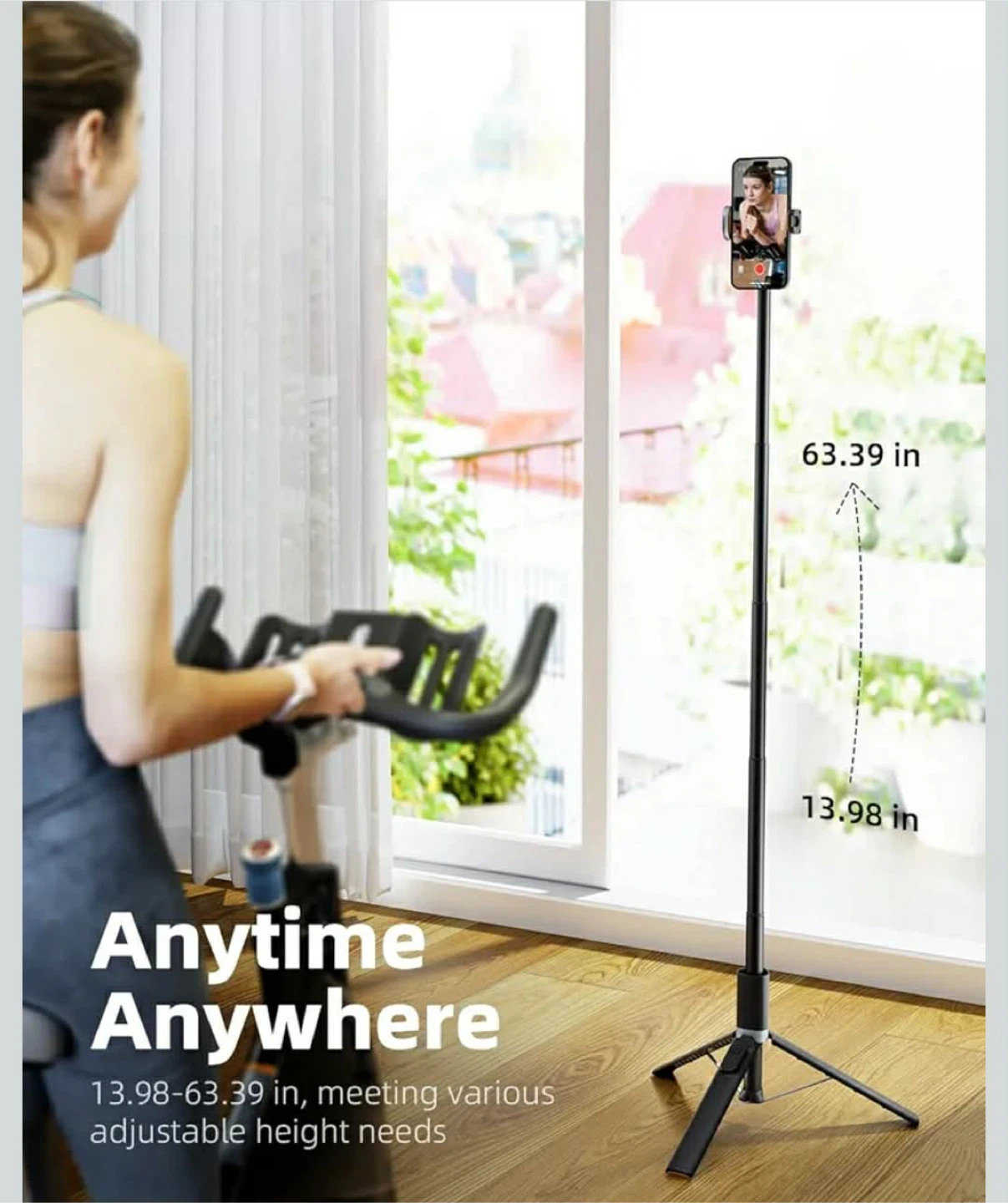 Selfie Stick Tripod with Remote - photo 2