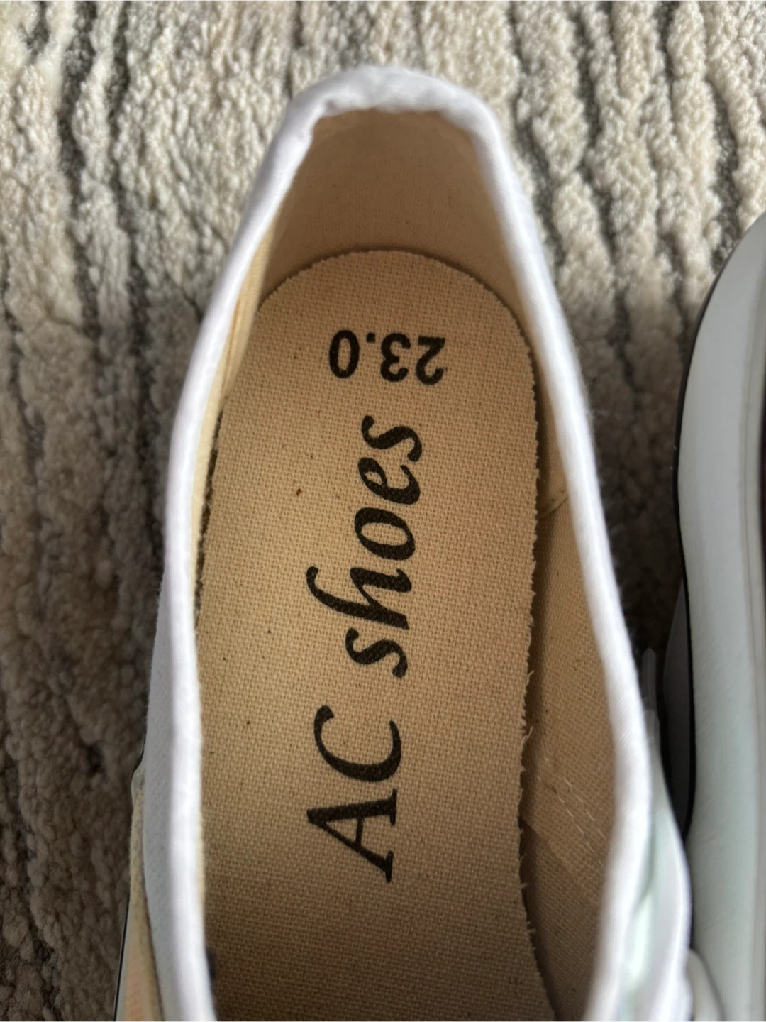 AC Shoes Hand-Painted Canvas Sneakers Size 23.0 - photo 3