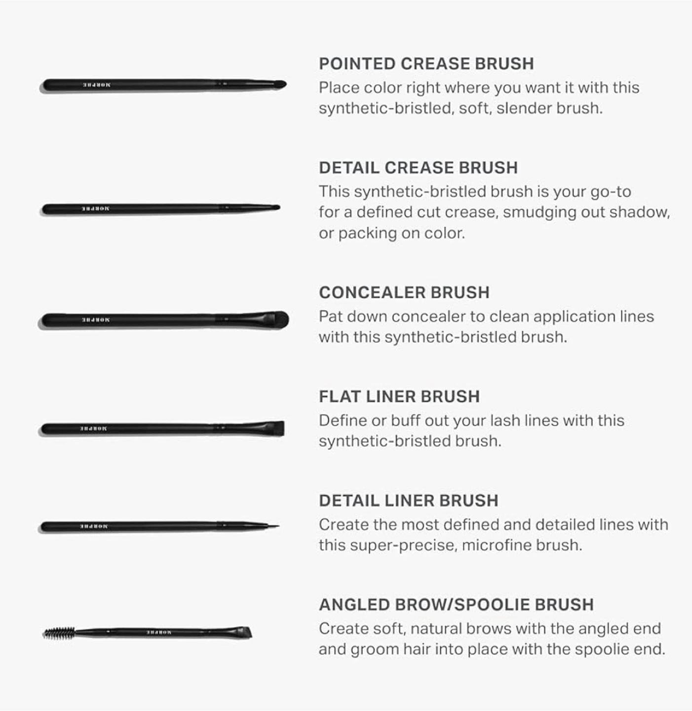Morphe Makeup Brush Set with Pouch - photo 5