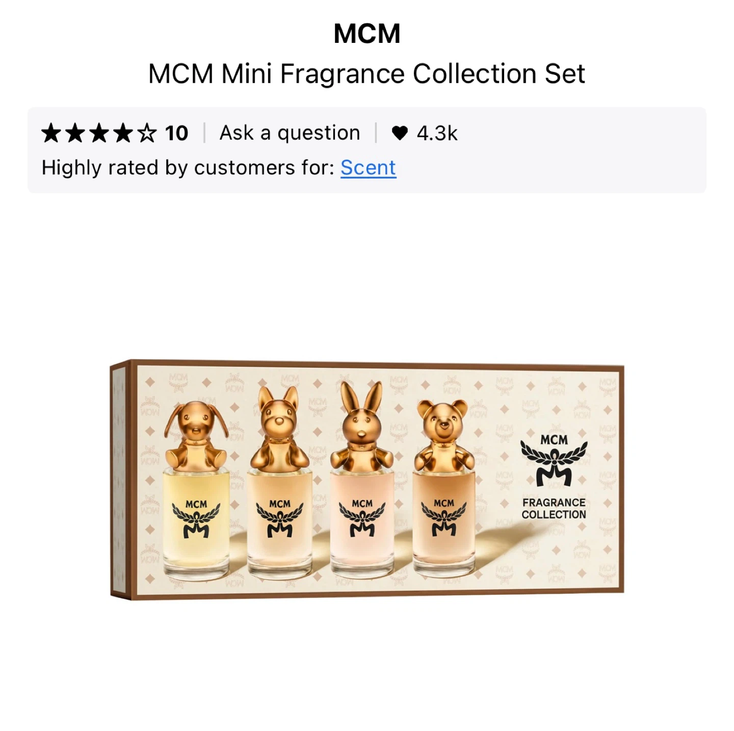 MCM Mini Fragrance Collection Set