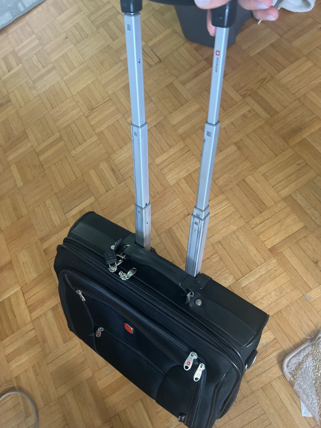 Wenger Black Rolling Suitcase/Briefcase - photo 2