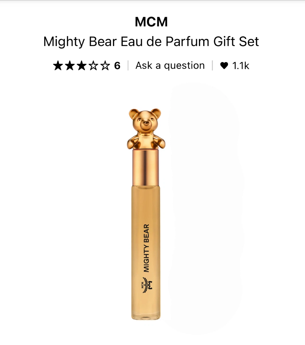 MCM Mighty Bear Eau de Parfum 15 ml