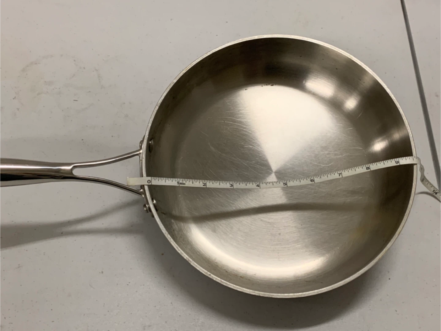 Premium Stainless Steel Skillet / Frying Pan with Lid 24CM - photo 2