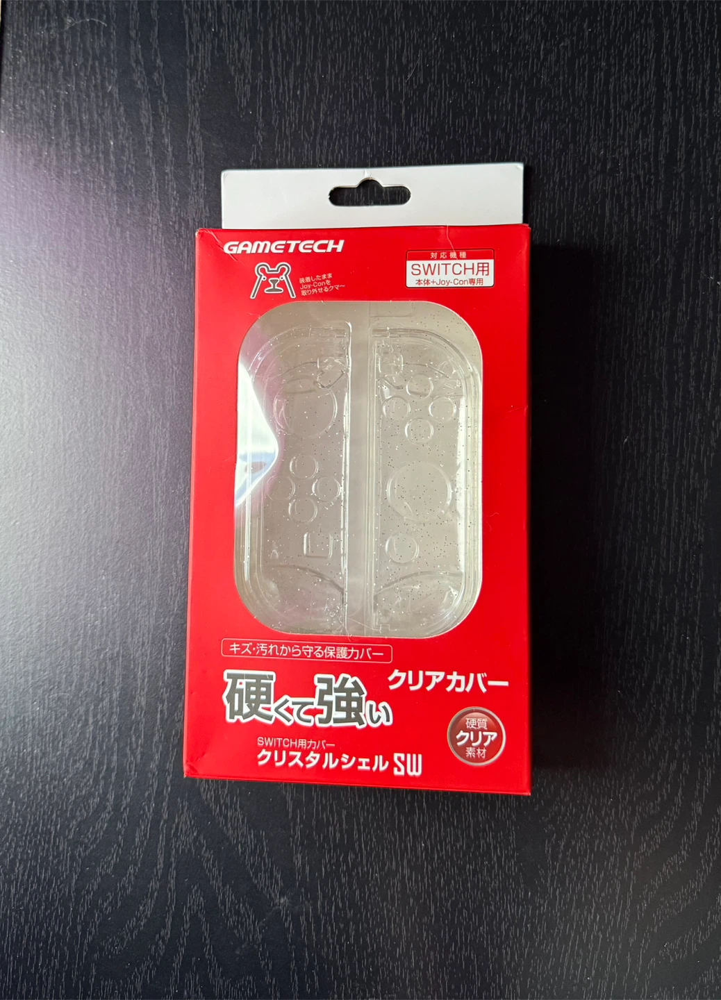 Nintendo switch oled clear glitter protective case - photo 2