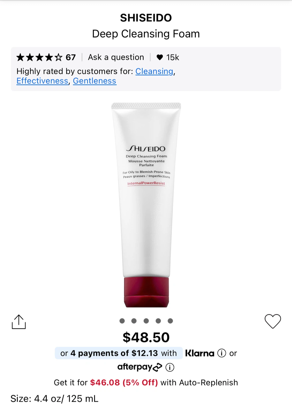Shiseido Deep Cleansing Foam 50ml - photo 4