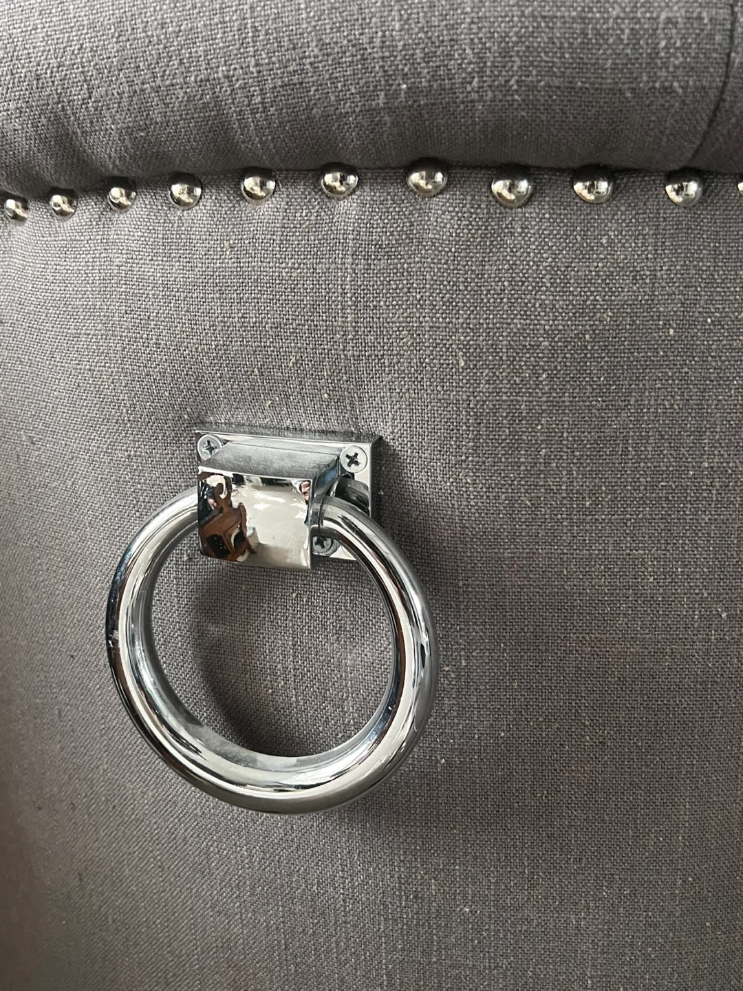 Grey studded chairs $25 each or both for $40 - photo 5