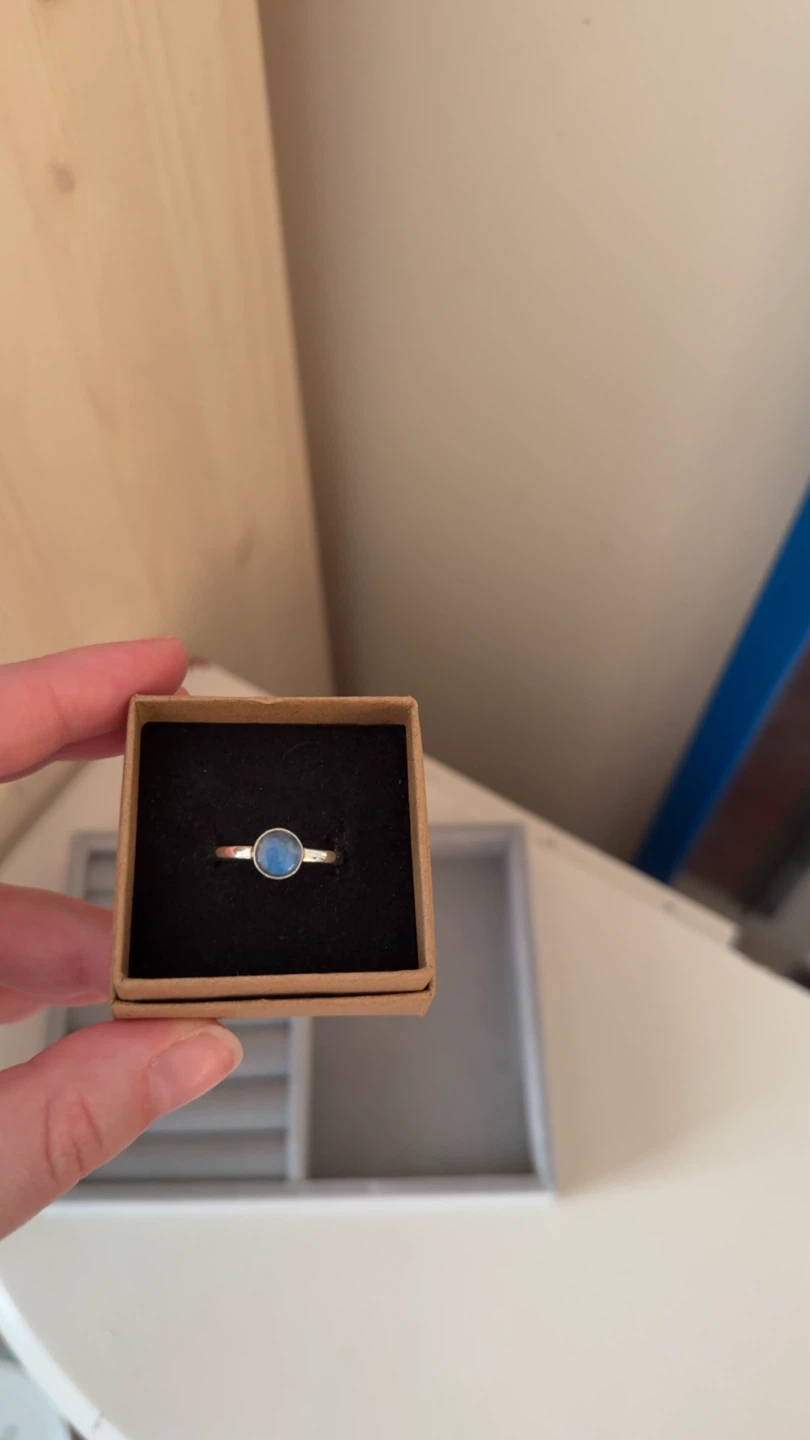 925 Sterling Silver labradorite Ring