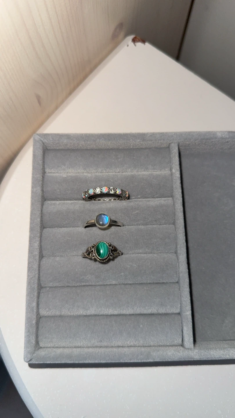 925 Sterling Silver labradorite Ring - photo 4