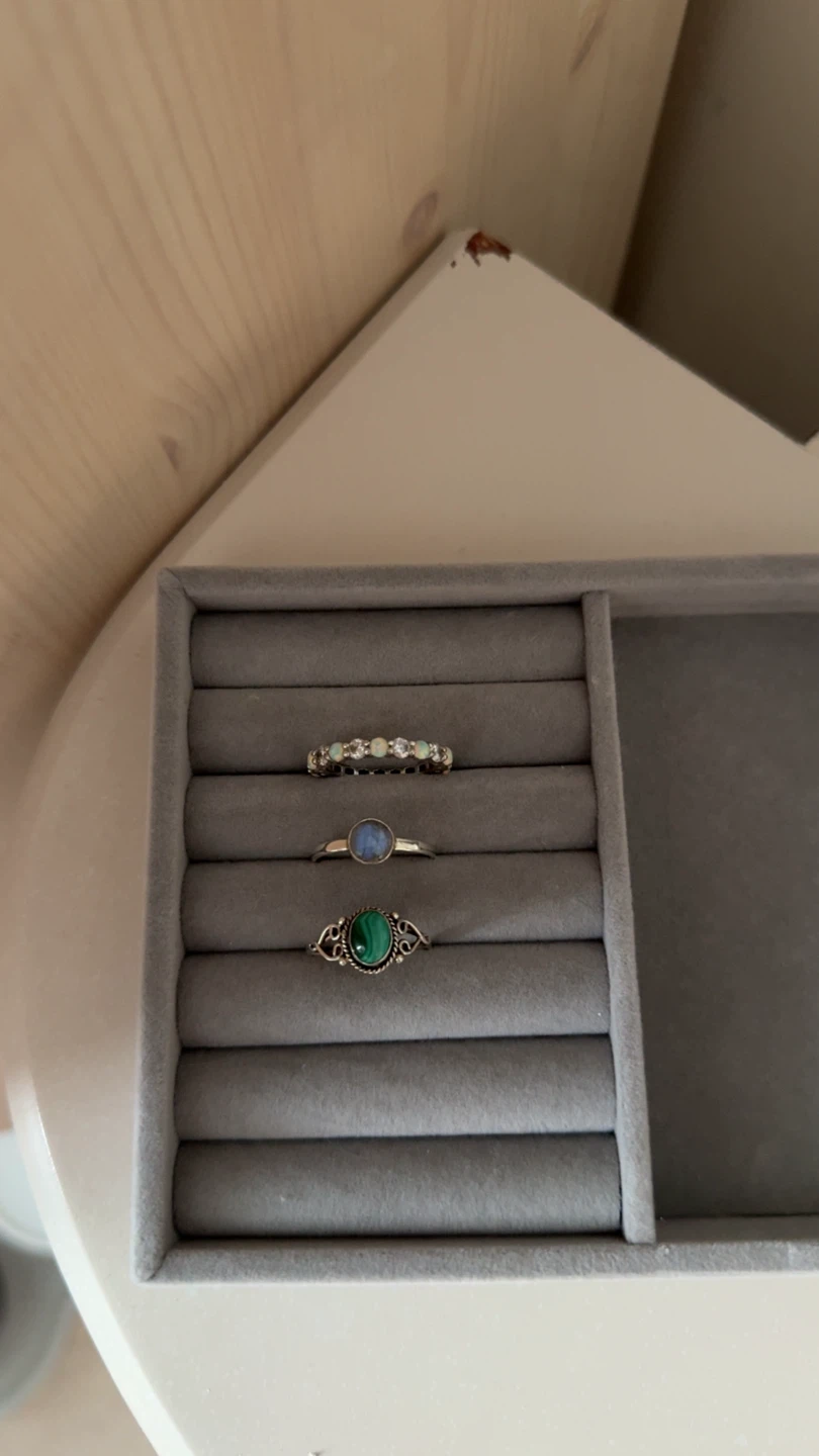 925 Sterling Silver labradorite Ring - photo 5