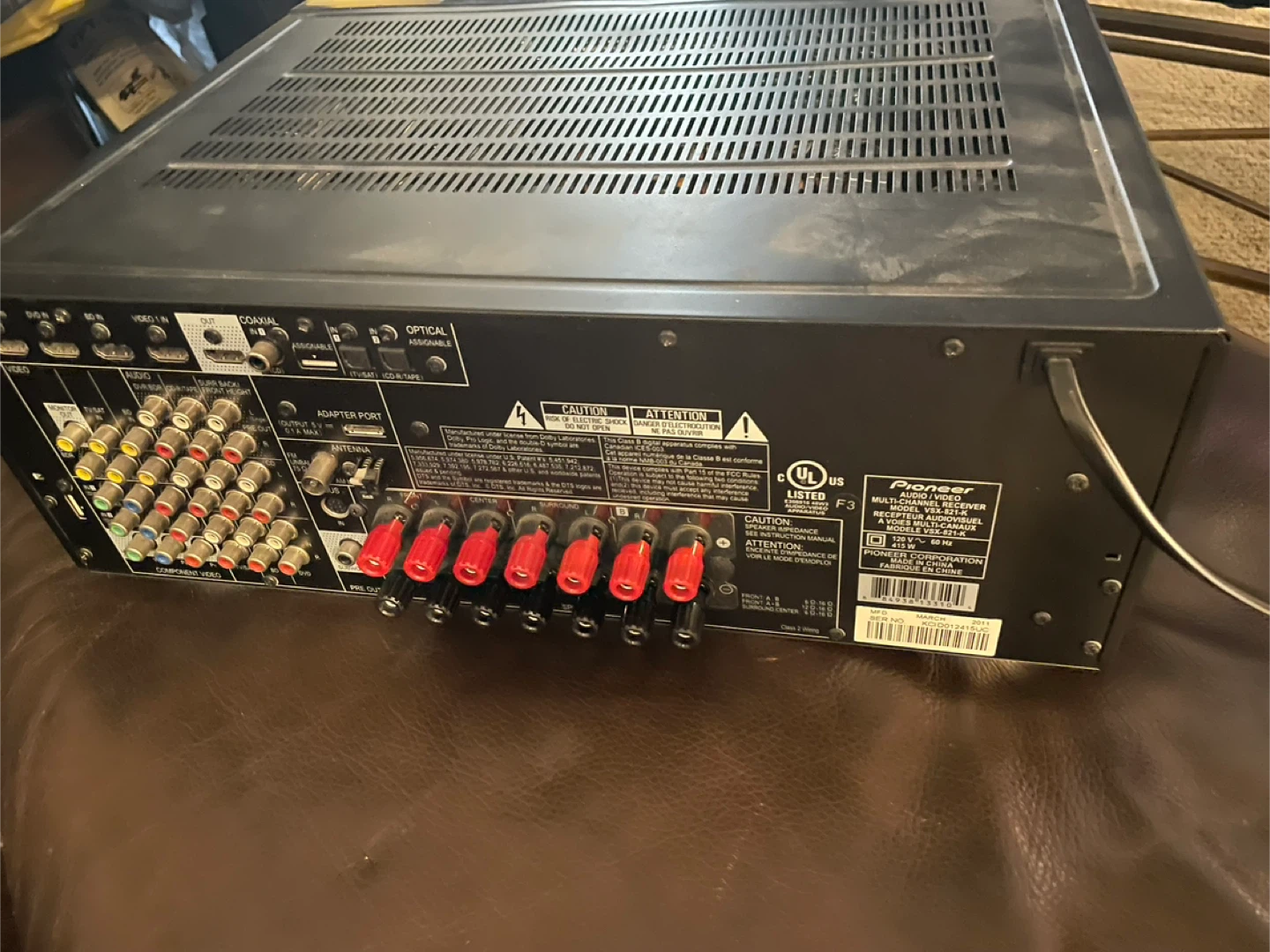 Pioneer VSX-521 5.1 Channel AV Receiver - photo 2