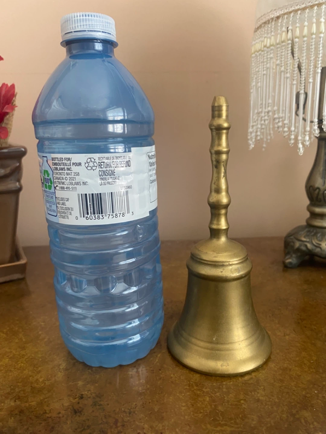 Vintage Solid Brass Hand Held Teachers Bell! - photo 2