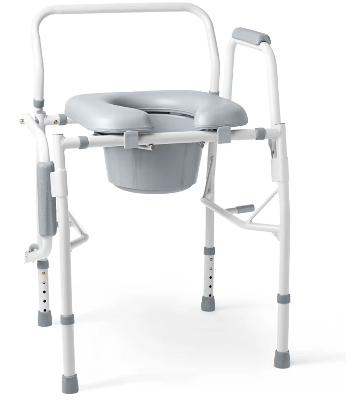 New Folding Commode Chair with Pail
