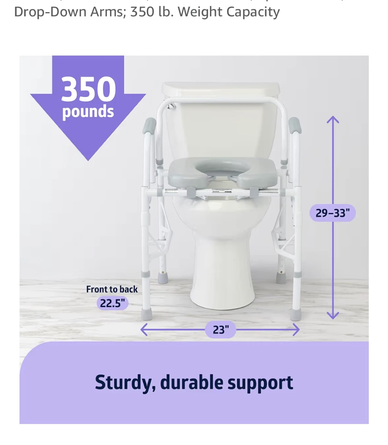 New Folding Commode Chair with Pail - photo 2