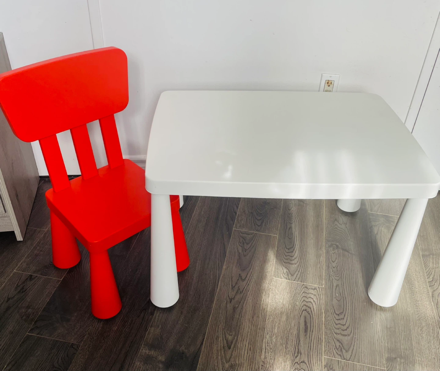 IKEA Mammut Kids Table and Chair Set
