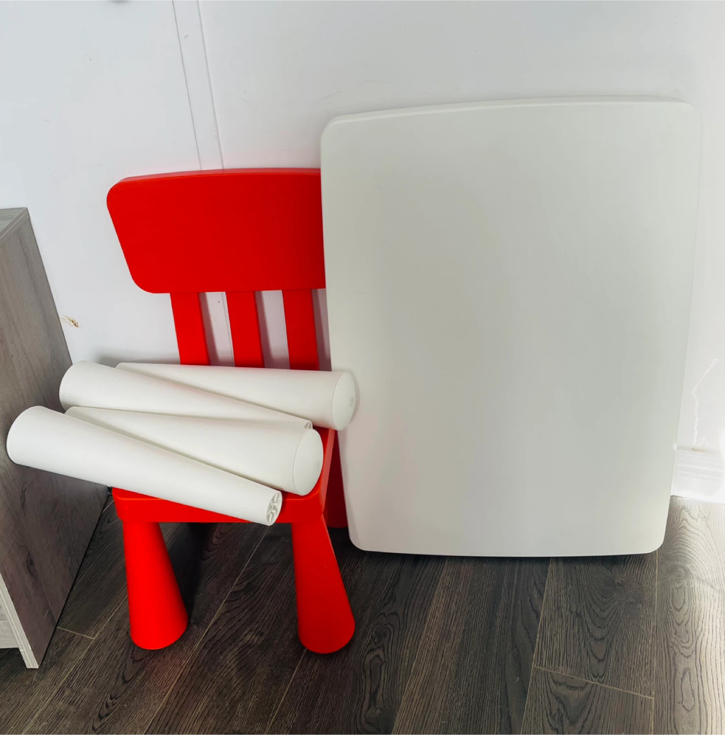 IKEA Mammut Kids Table and Chair Set - photo 2