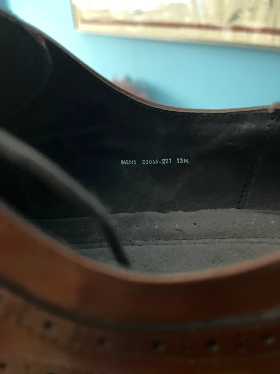 Stacy Adams Men's Brown Leather Oxford Dress Shoes Size 13 - photo 3