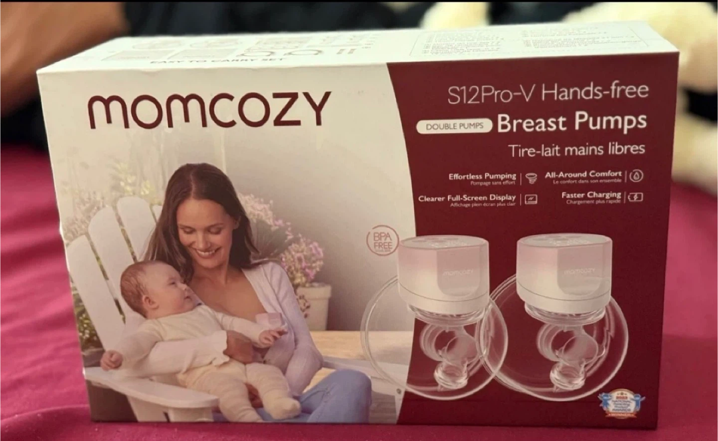 Momcozy S12 Pro-V Hands-free Double Breast Pumps - photo 2