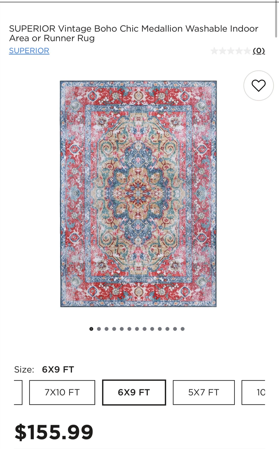 SUPERIOR Vintage Boho Chic Medallion 6x9 - photo 4