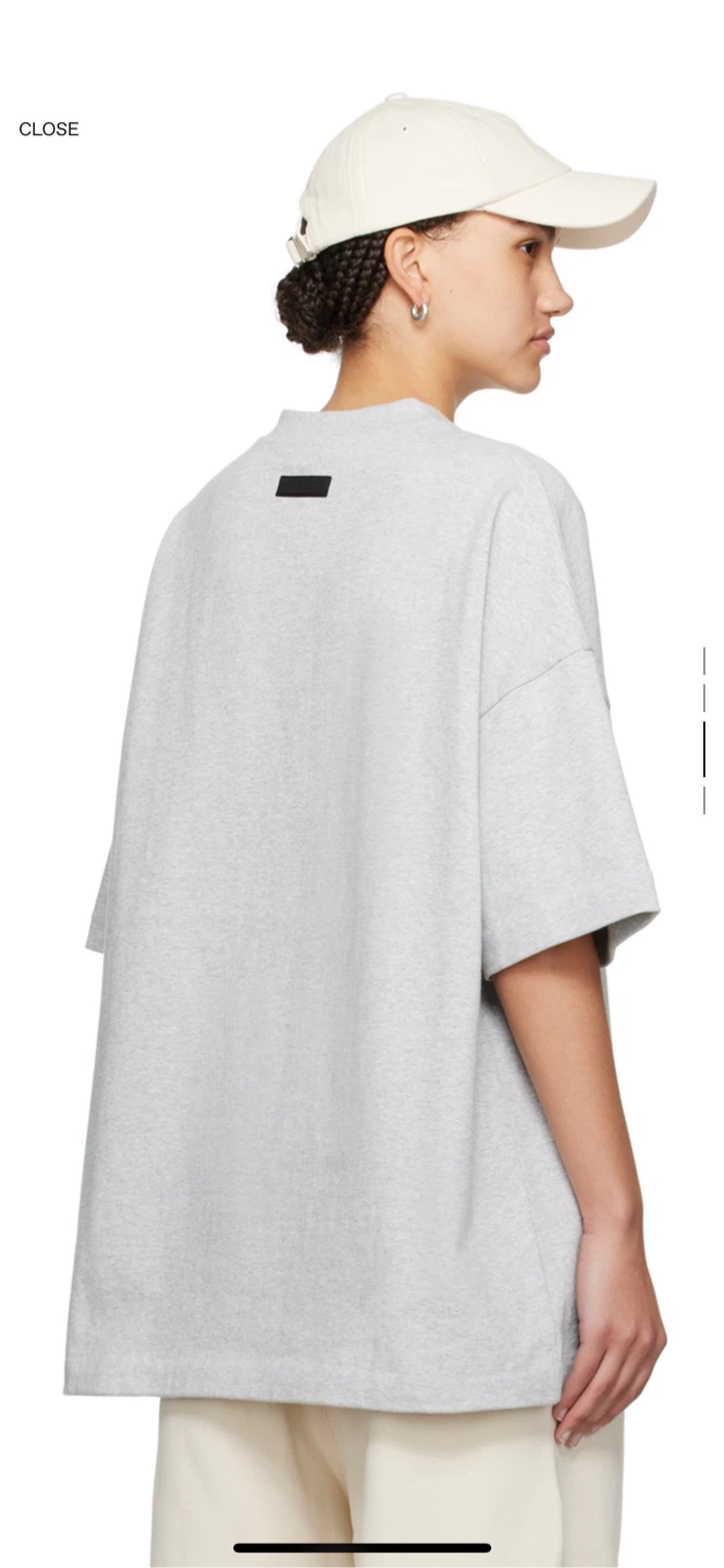 (Retail $125)New Fear of God Essentials Grey T-Shirt - photo 5