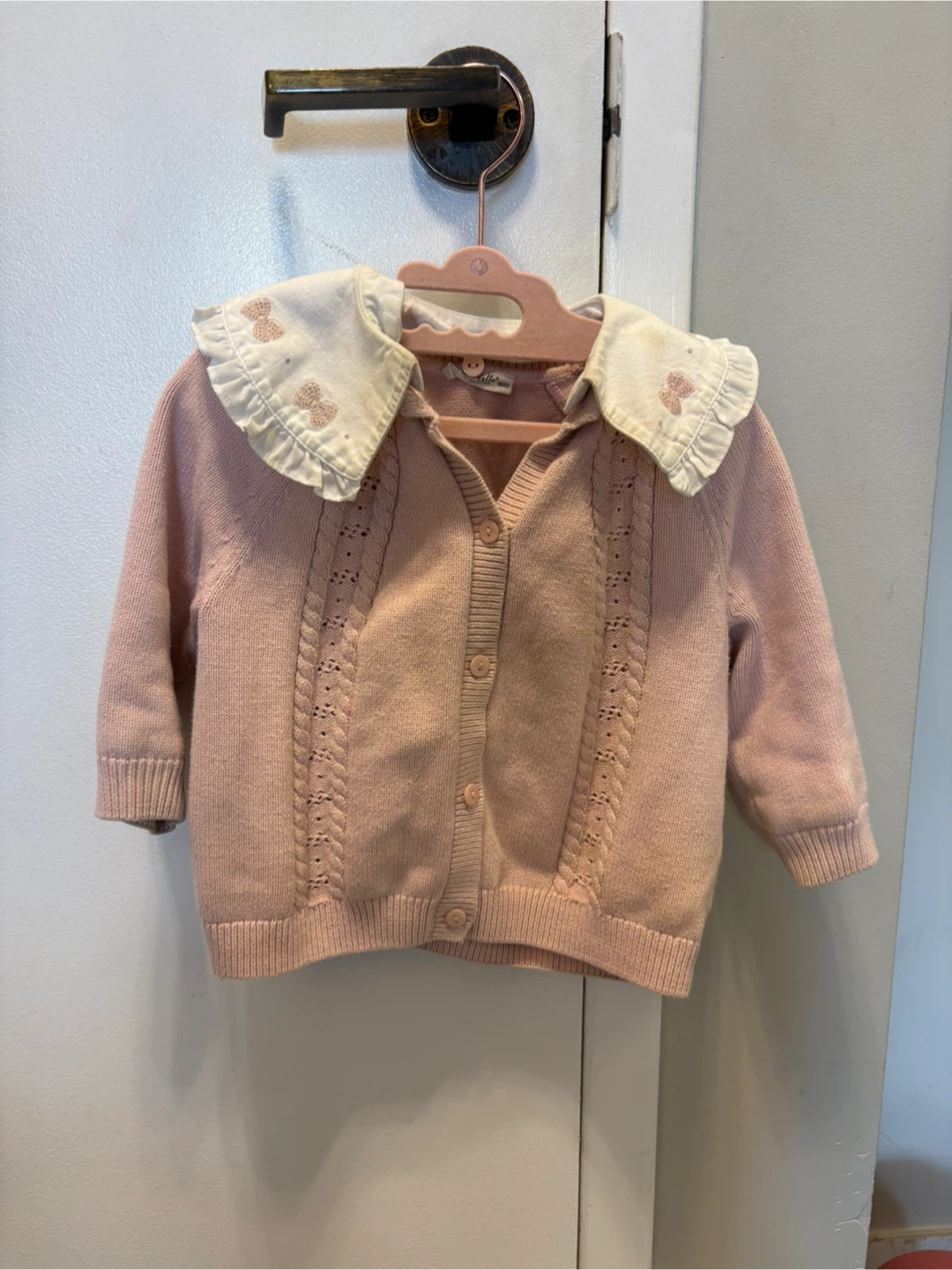 DAVE&BELLA Pink Cardigan Top