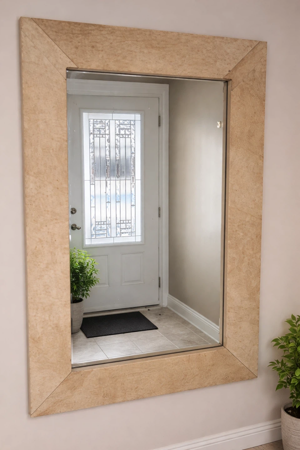 Travertine Mirror