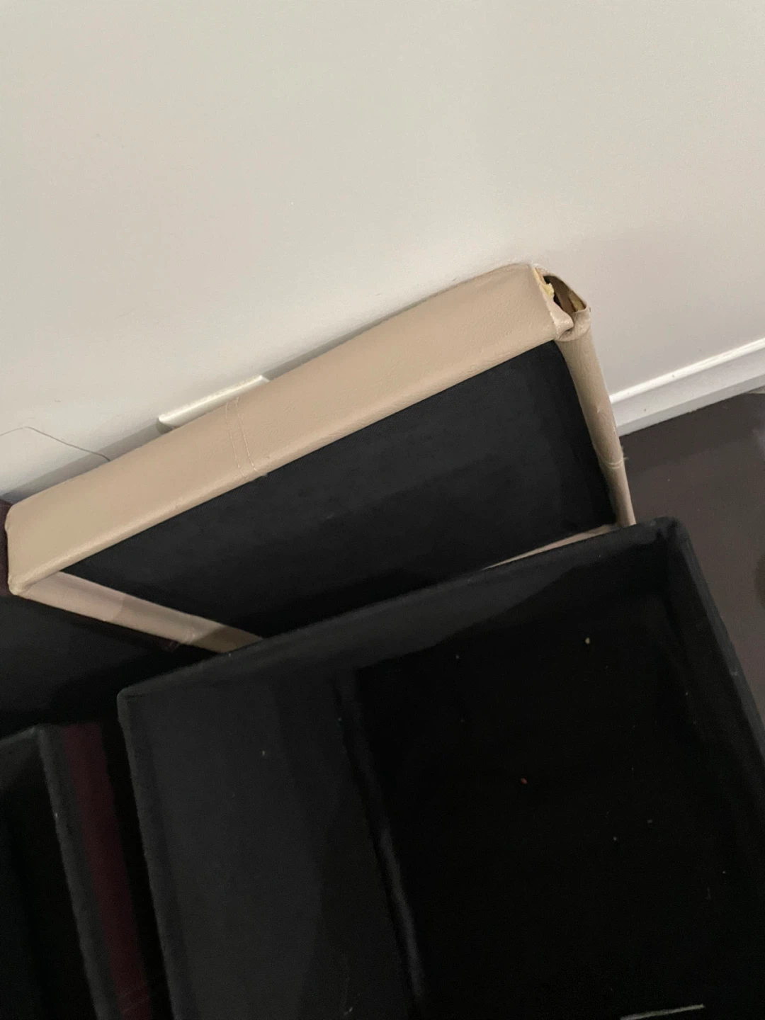 Storage Ottoman Bench (Beige)