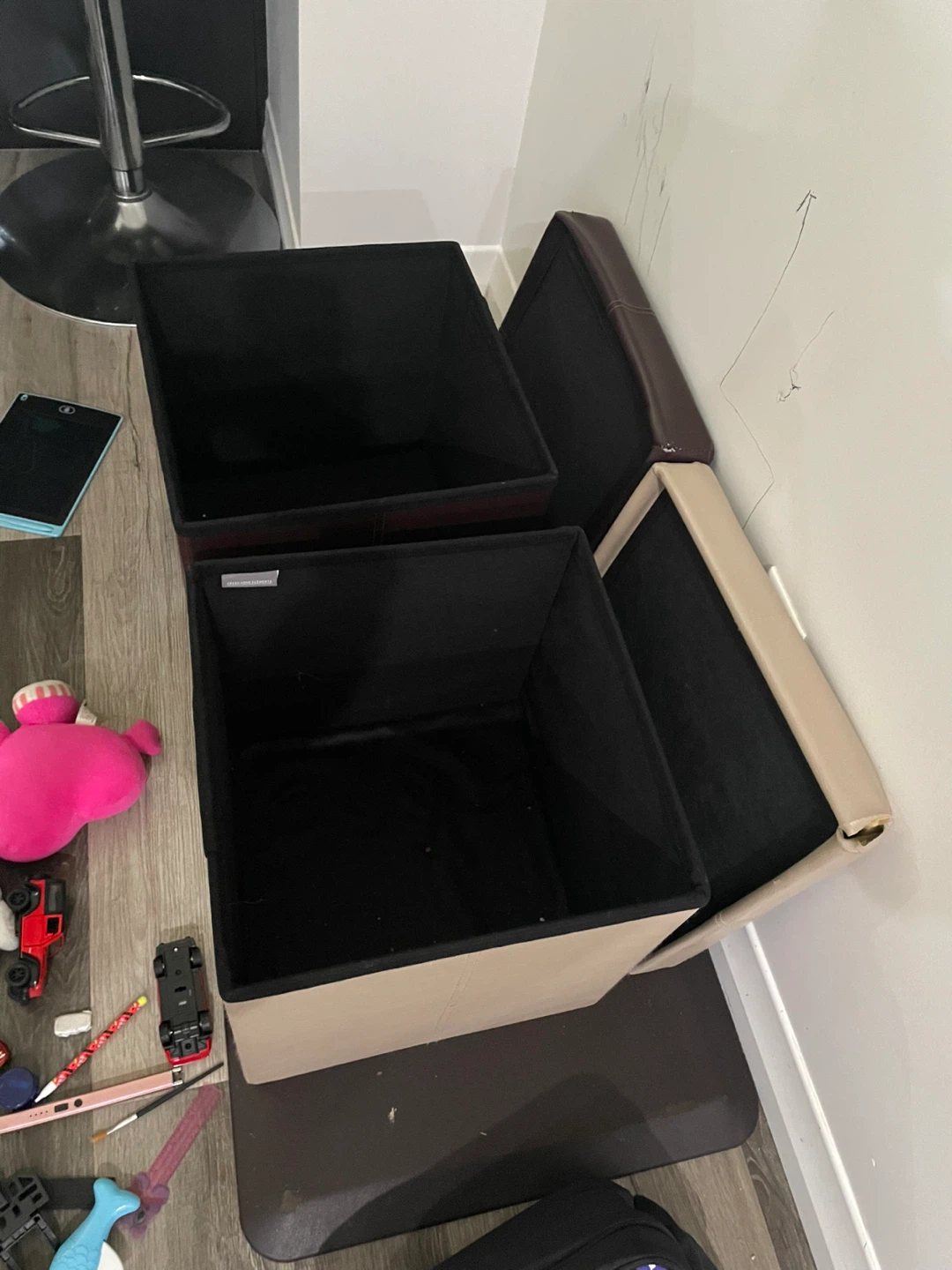 Storage Ottoman Bench (Beige) - photo 2