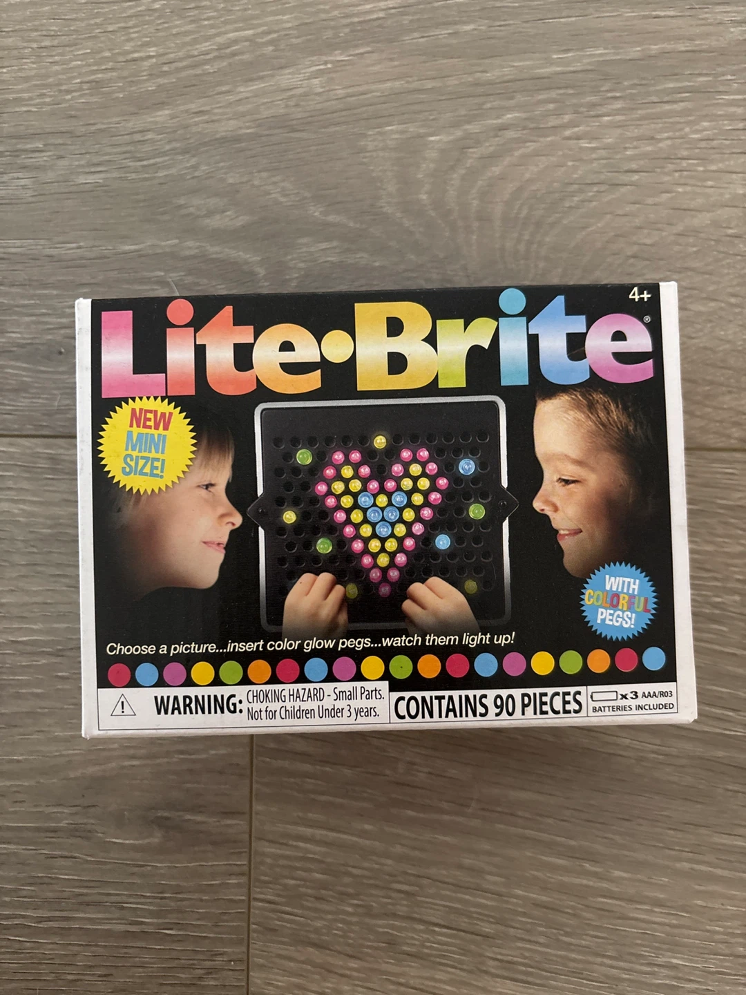 Lite-Brite Mini Toy with 85 Glowing Pegs