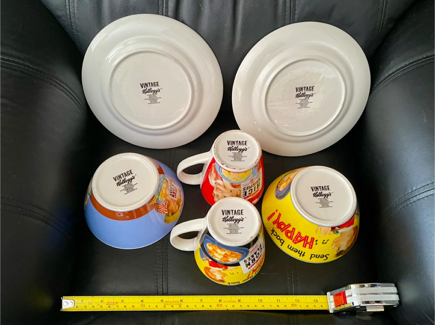 Kellogg's Vintage Cereal Bowls, Plates & Mugs Set - photo 5