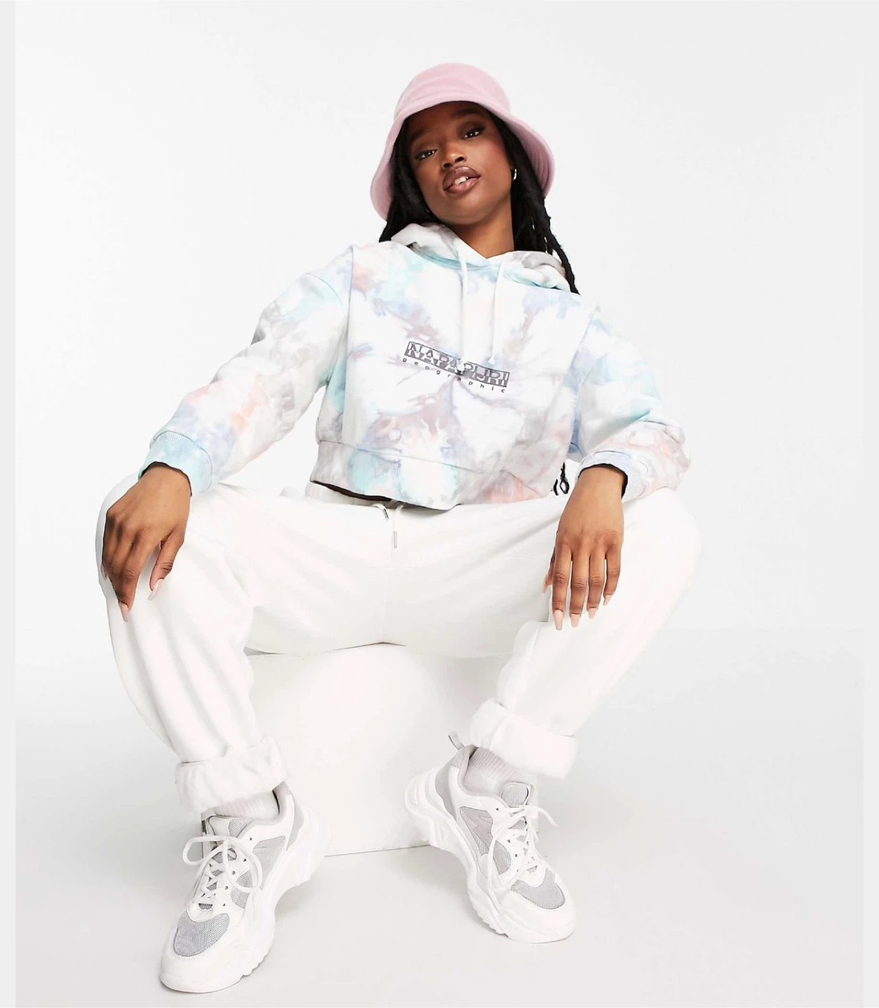 Napapijri Tie-Dye Cropped Hoodie - photo 3