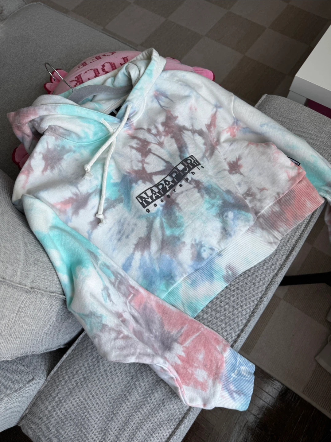 Napapijri Tie-Dye Cropped Hoodie