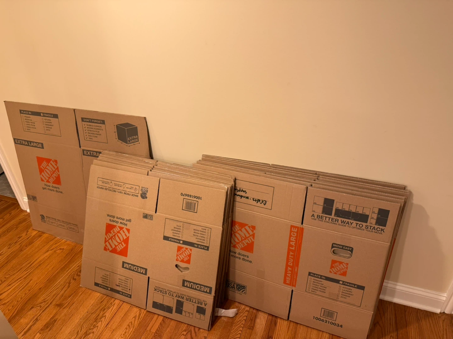 Home Depot Moving Boxes - FREE