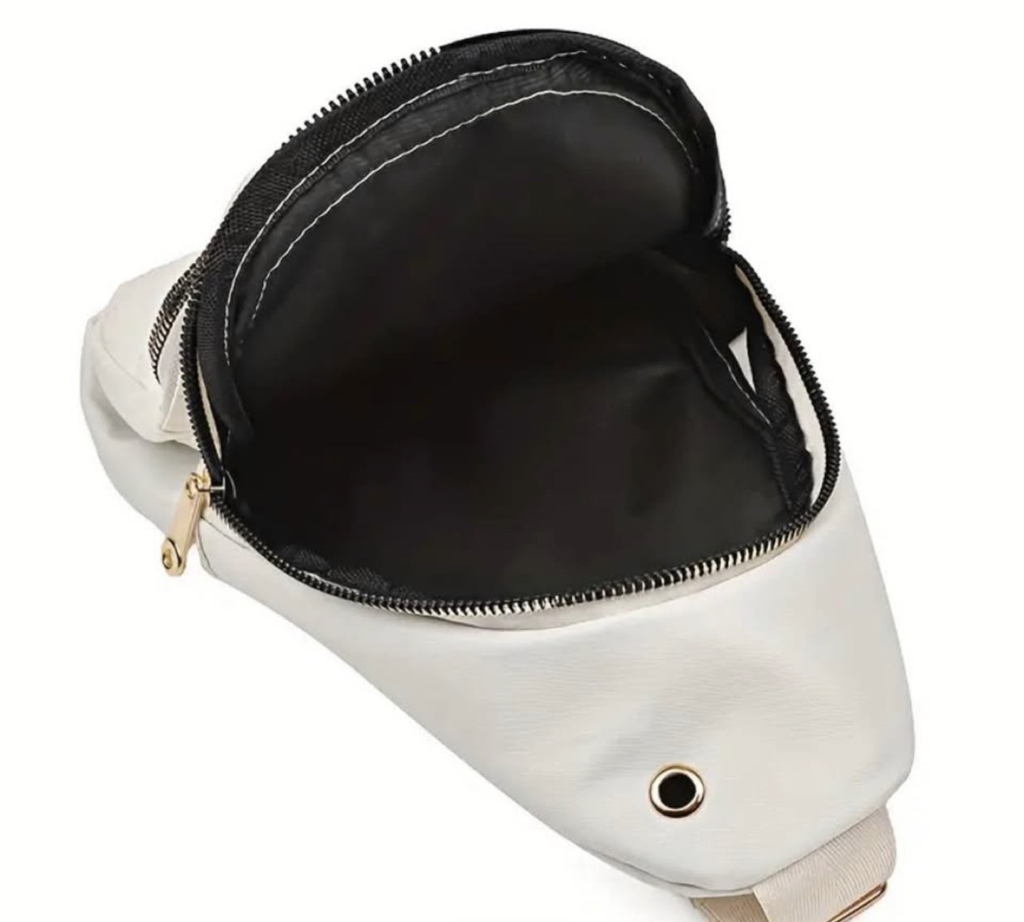 New-White Quilted Sling Bag - photo 2
