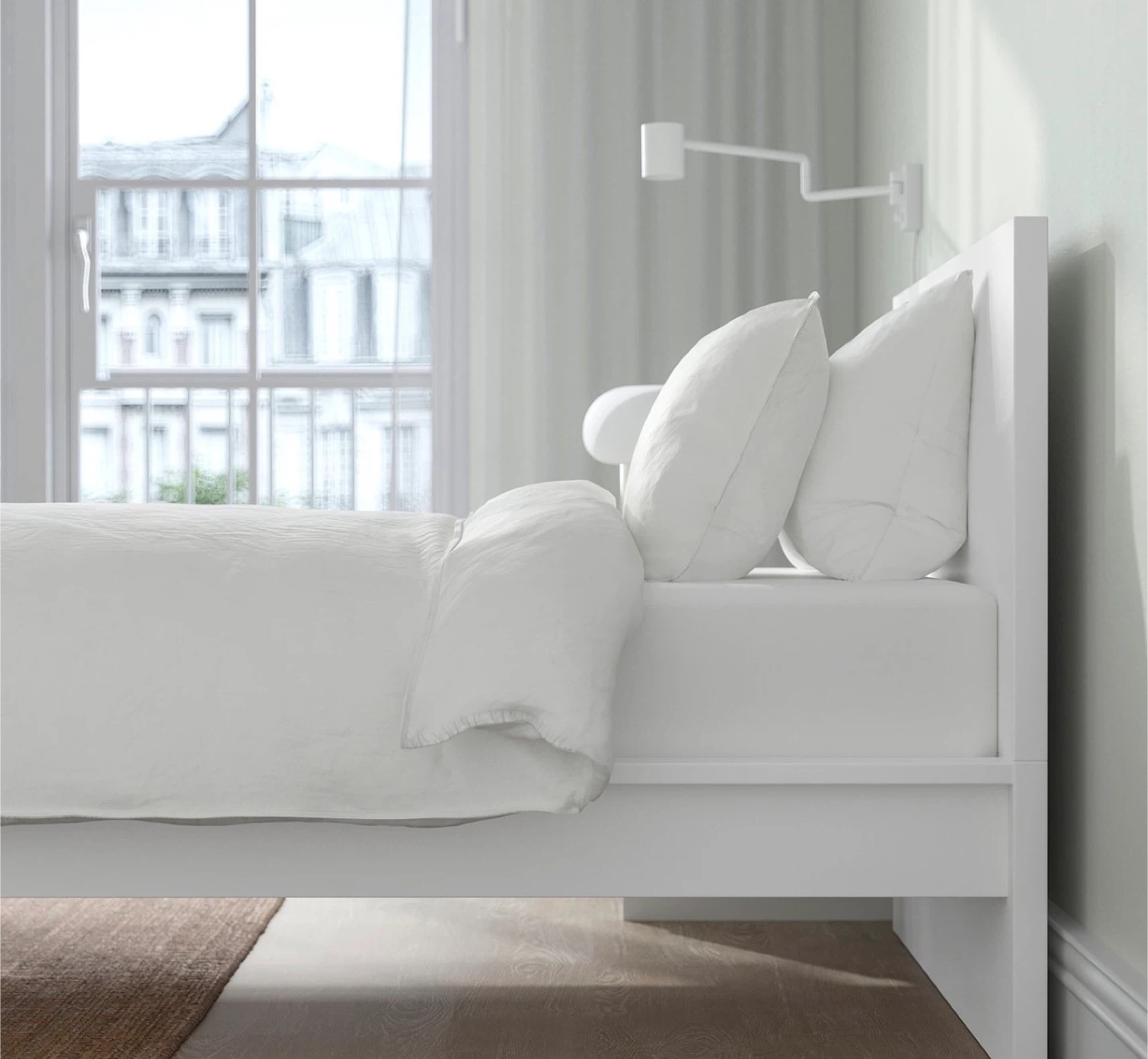 IKEA MALM High Bed Frame - White, Twin - photo 2