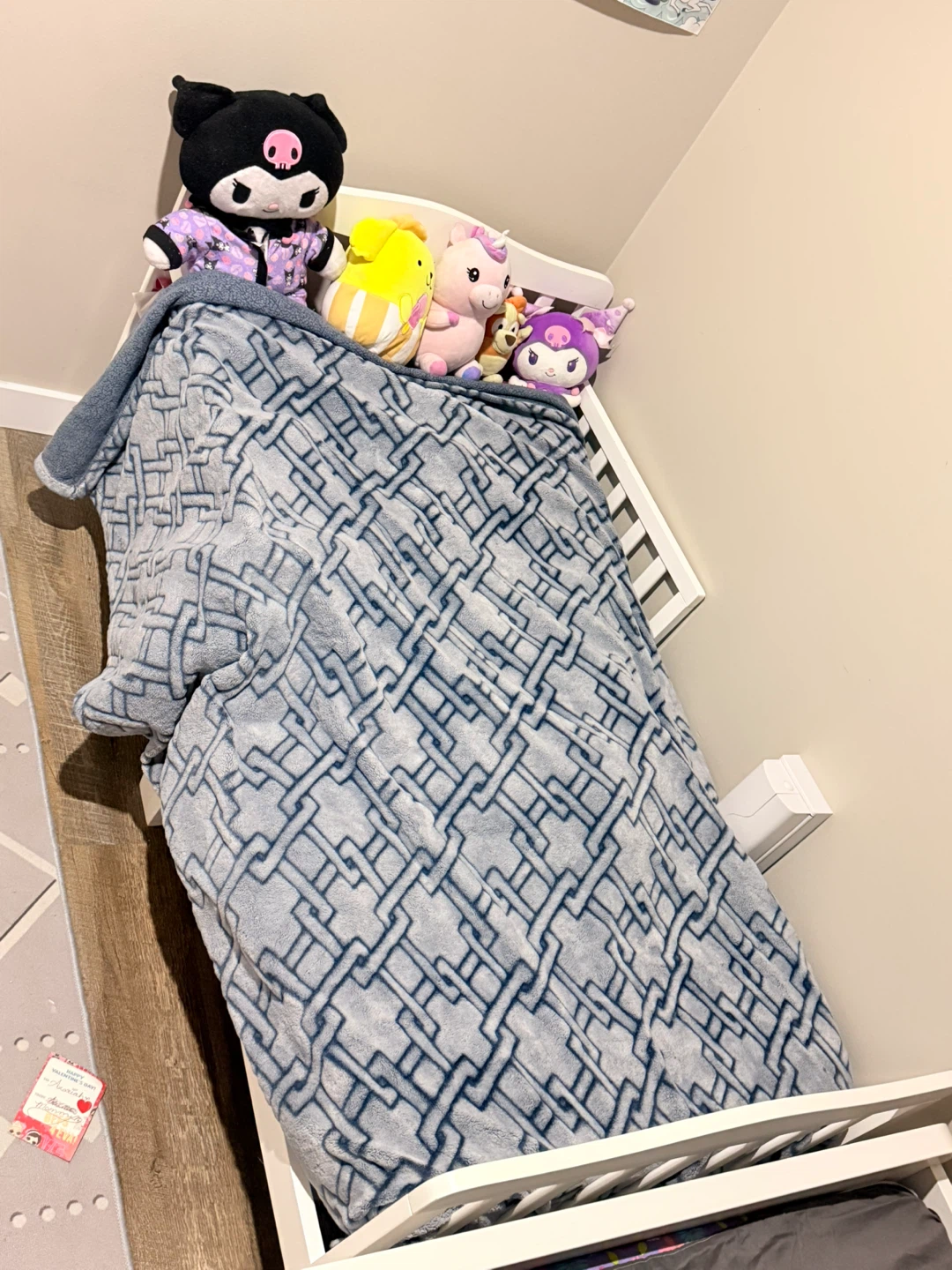 Baby to toddler bedframe with  2 sided  mattress’s - photo 2