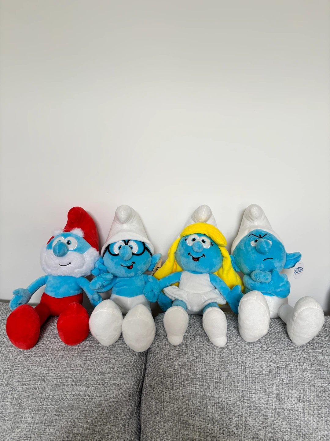 Set of 4 Smurfs Plush Toys - photo 2