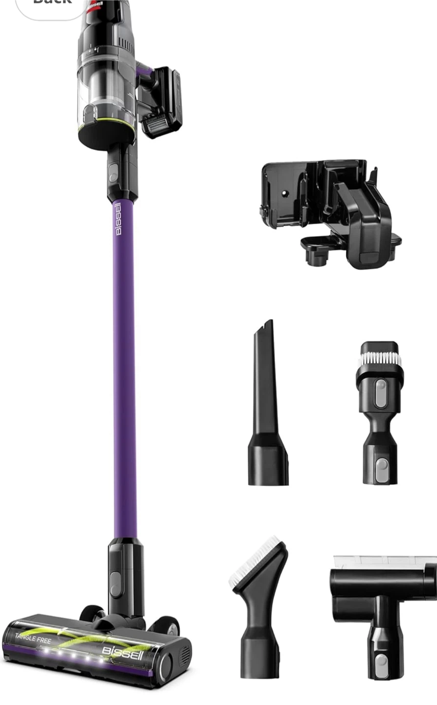 Bissell PowerClean XR Stick Vacuum Cleaner - Purple