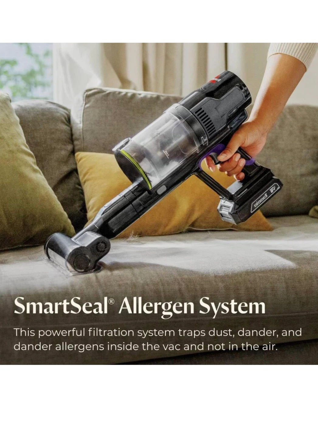 Bissell PowerClean XR Stick Vacuum Cleaner - Purple - photo 2
