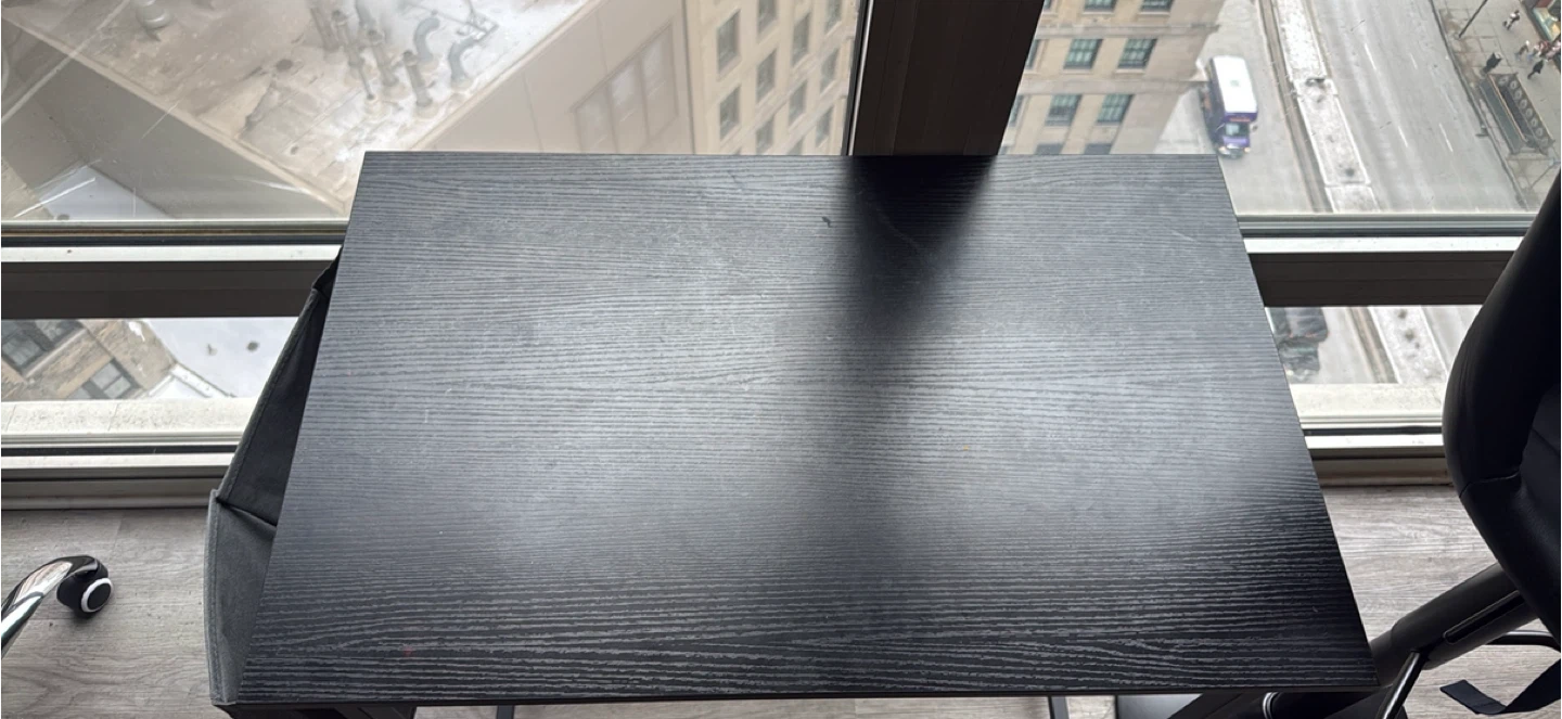 Black Metal Frame Desk - photo 3