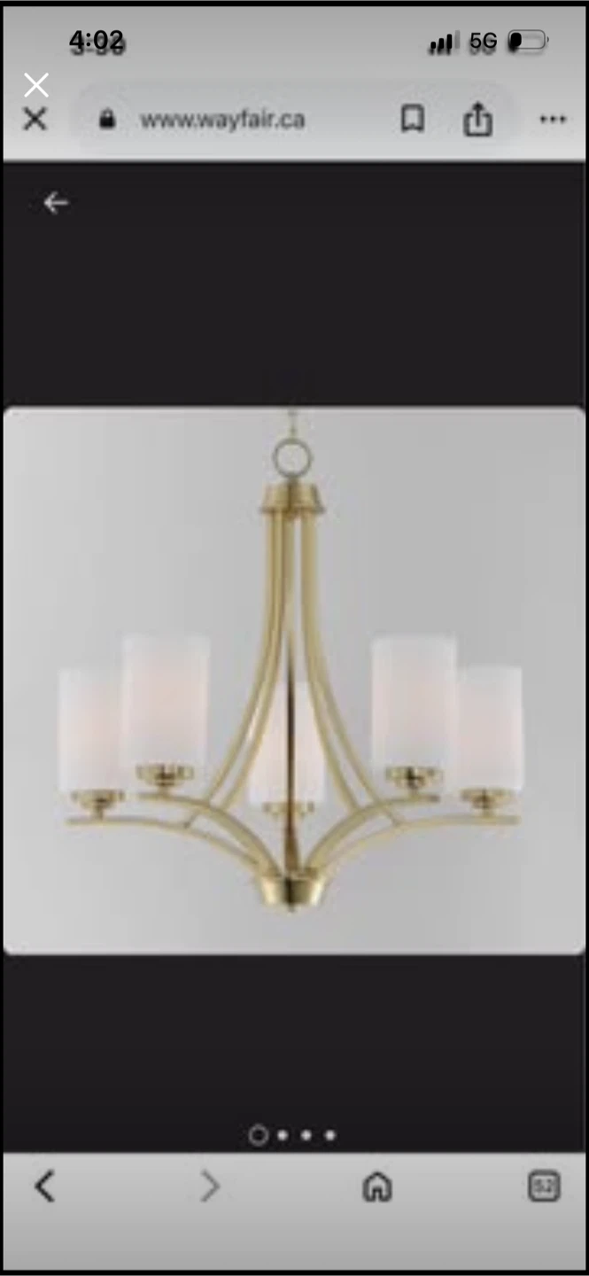 New Deven 5-Light Chandelier