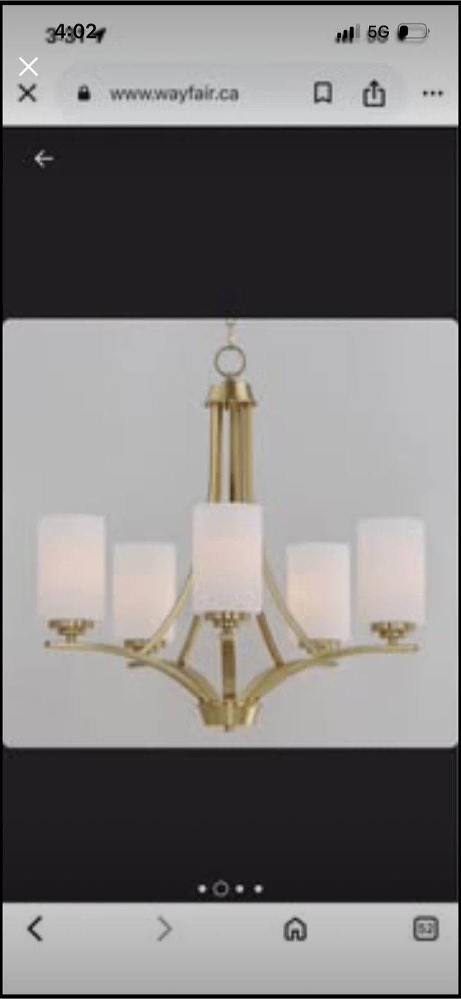 New Deven 5-Light Chandelier - photo 3