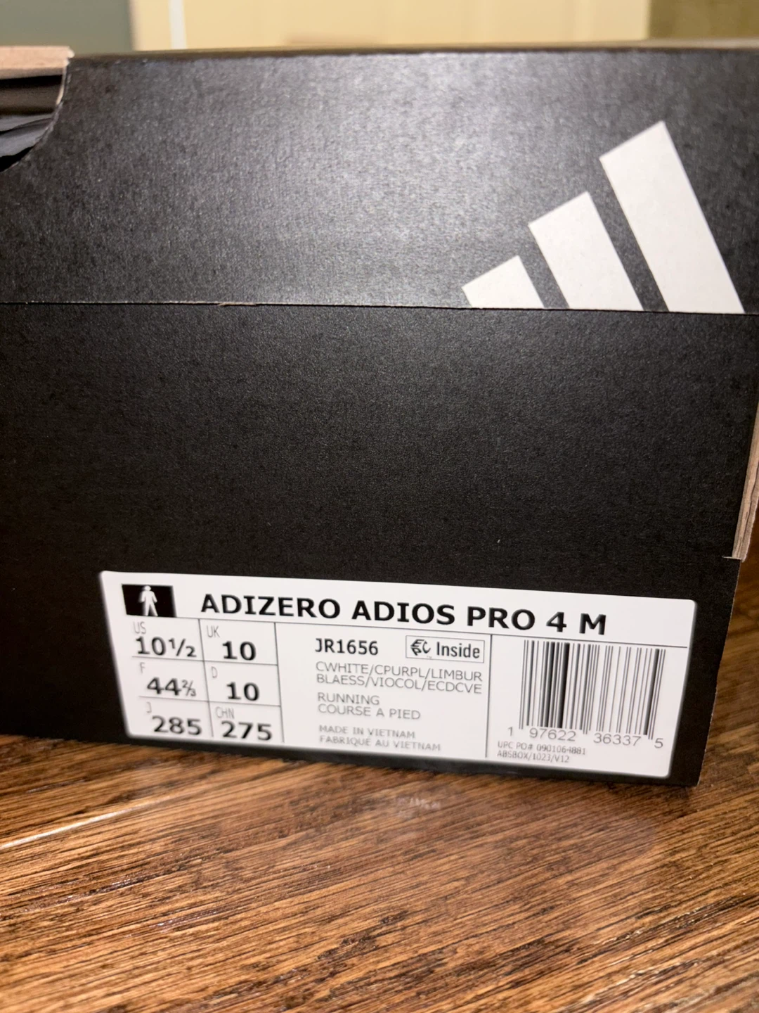 BNWT - adidas Adizero Adios Pro 4 (Men’s 10.5) - photo 3