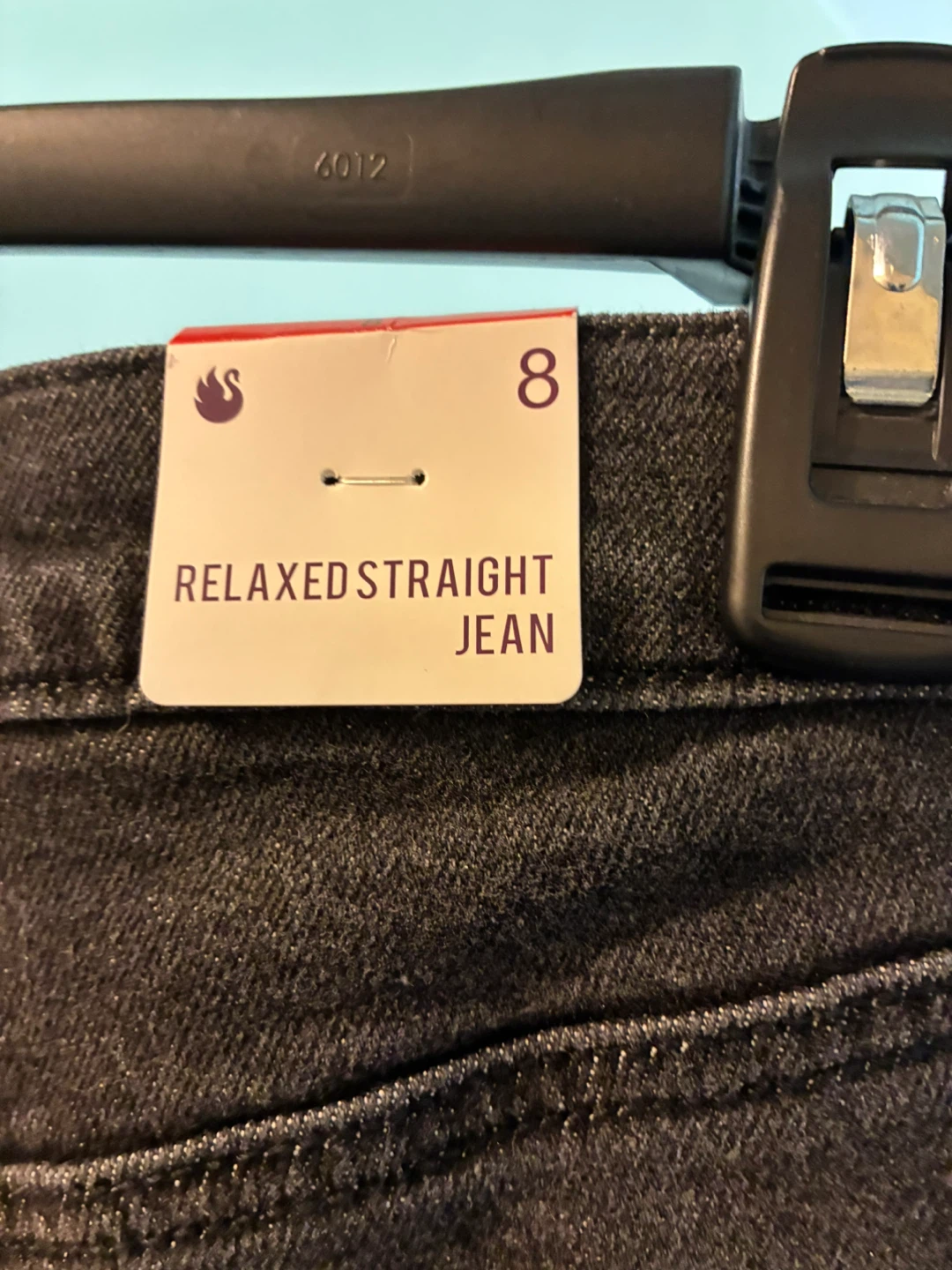 Gloria Vanderbilt Relaxed Straight Jean - Black, Size 8 - photo 5