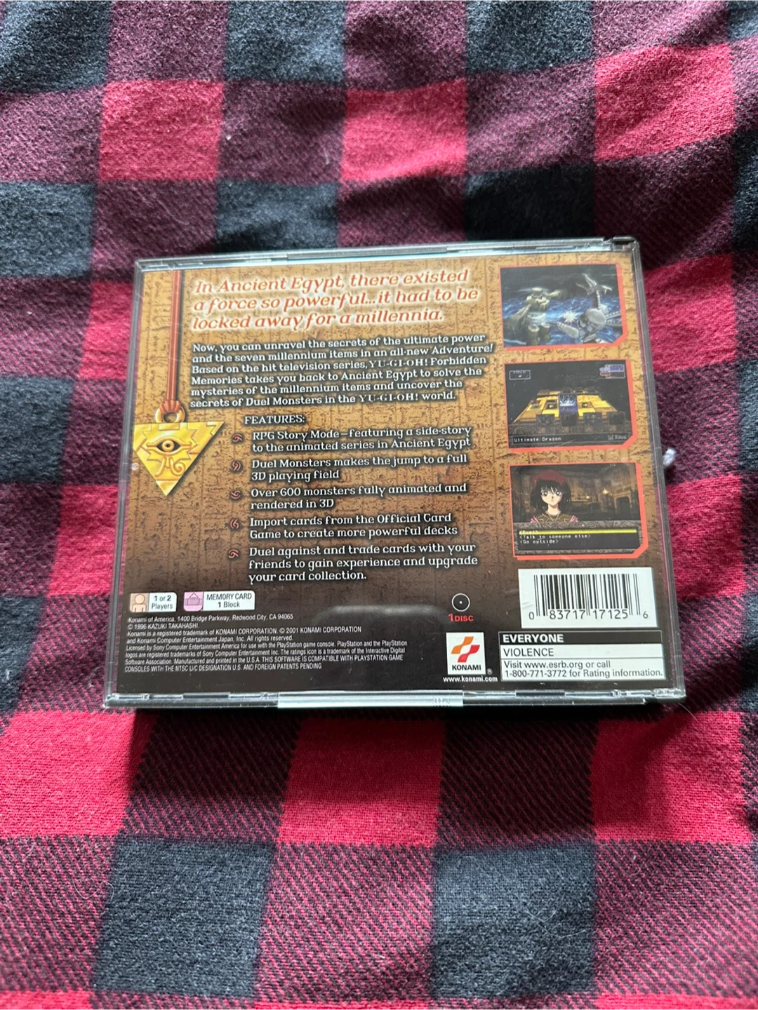 Yu-Gi-Oh! Forbidden Memories Playstation 1 Game - photo 4