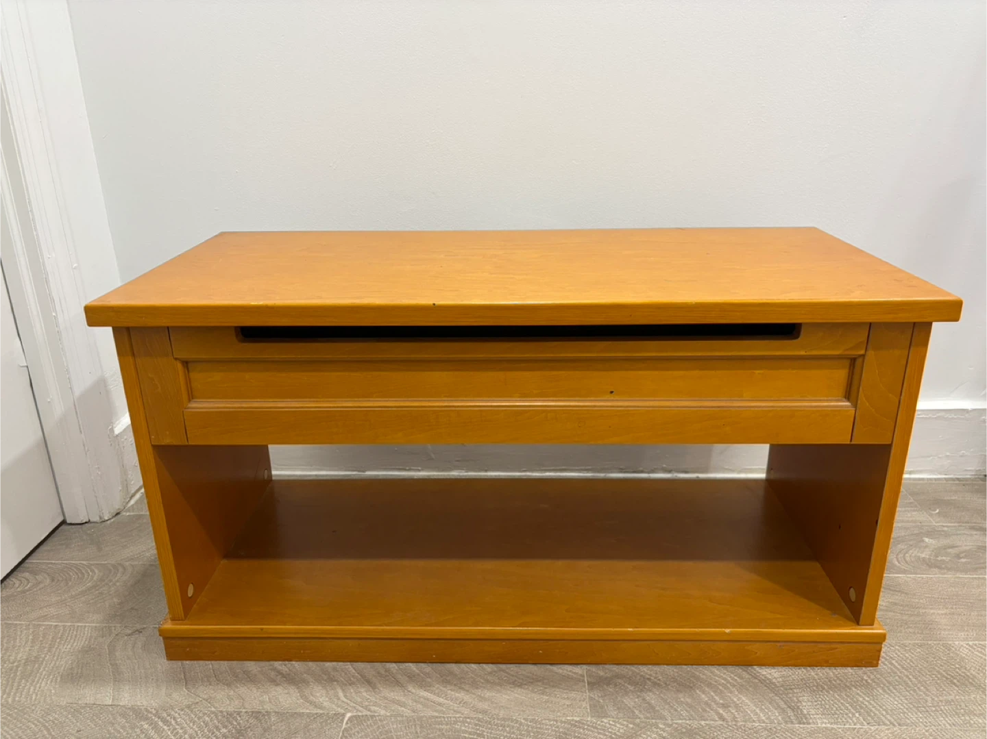 Wooden Storage Bench/ console with Lift-Top