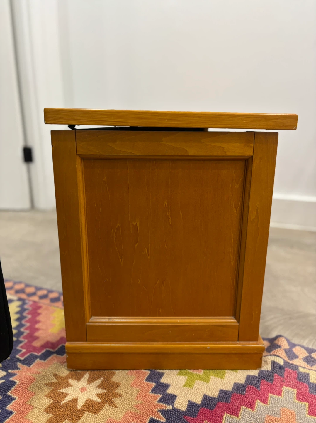 Wooden Storage Bench/ console with Lift-Top - photo 3